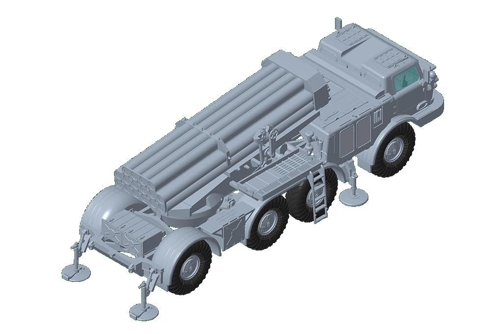 Trumpeter Soviet Army 9K57 Multiple Rocket Launcher Uragan Plastic Model 07180 1/72