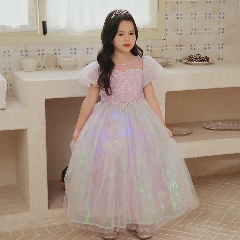 Girls' Princess Dress: Birthday, Wedding, Flower Girl, or Performance Attire.