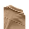 Men's Solid Color Loose-Fit Corduroy Collared Button-Up Jacket.