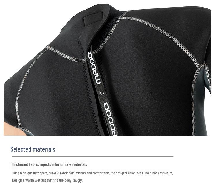 3 mm Unisex Våtdräkt: Herrdykning, Damsurfing, Snorkling & Manetsskydd