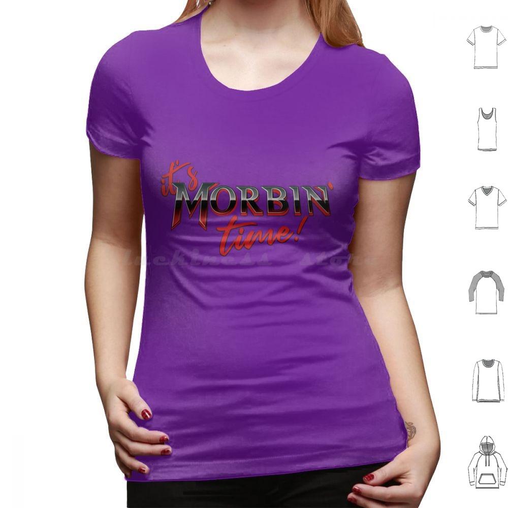 „It’s Morbin Time V1“ T-Shirt, Größe 6XL, Baumwolle, cooles T-Shirt, Meme-Film, Morbin, Morb, Vampir, Superheld, Morbius, Internet