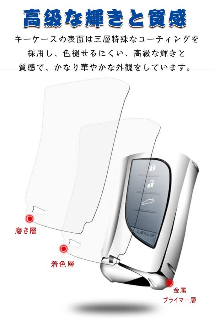 Smart Key Case for Lexus, Key Cover, Soft TPU Material,