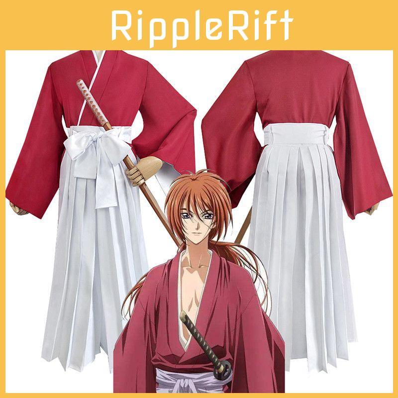 Breathable Himura Kenshin Anime Cosplay Kimono With Perfect Stitches