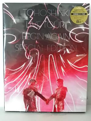 Tohoshinki LIVE TOUR Special Edition i NISSAN STADIUM Pressbegränsad ~Begin Again~ (2-skivors Blu-ray) (Första upplagan)