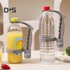 Beverage Handle with Bottle Opener Adjustable Bottled Drink Carrier Grip Pouring Handle Reusable Cola Soda Water Bottle Plastic Grab Handle