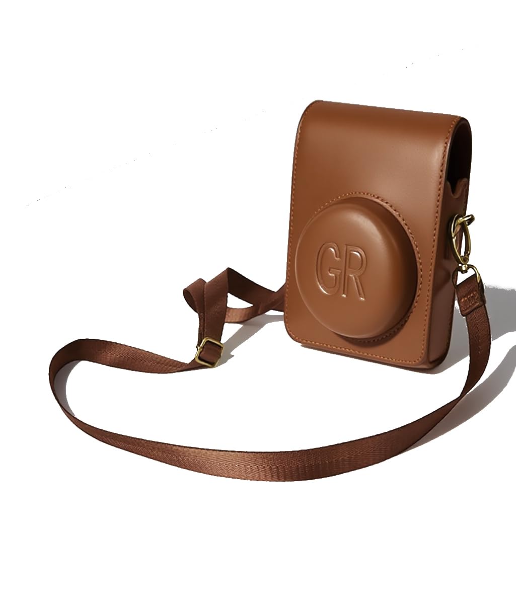 

ITARUKEN PU Leather Camera Case for Ricoh IIIx GR GR II GR III GR IIIX with Shoulder Strap Brown GR/GR II/GR III/GR
