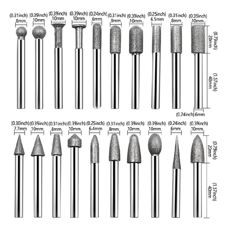 Stainless SteelGrinding Head Rotary File Woodworking Rasp Milling Cutter