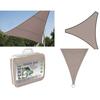 Perel Triangular Sunshade Sail 3.6 M Taupe Color Gss3360ta