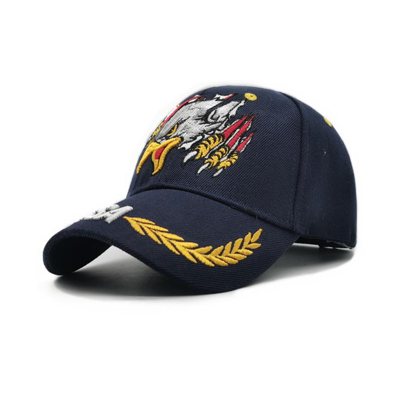 Unisex USA Adler Stickerei Baseballkappen Outdoor Verstellbar Frühling und Herbst Lässiger Sonnenschutzhut