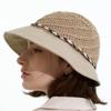 Daks Rafia Cotton Blend Check Strap Bucket Hat Dbhe5e226w2