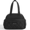 Quilted Insulated Lunch Bag Portable Thermal Food Tote Bag, Waterproof Reusable Bento Cooler Handbag for Office Workers Students Picnic Travel Food