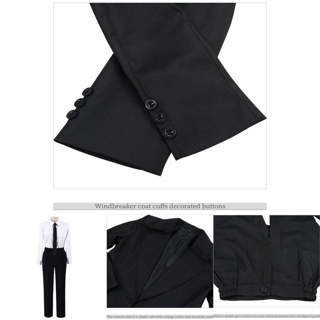 Vibrant Chainsaw Man Makima Cosplay Uniform Ideal For Halloween Celebrations