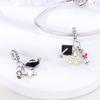 Copper Plated Campus Bike Book Guitar Charm Beads Fit Original Bangle Pendent Dangle Bracelet For Women Diy Making Jewelry