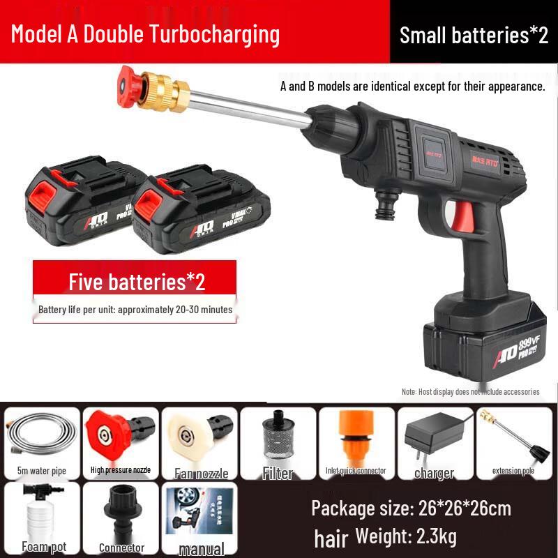 Kalei ATO Cordless High-Pressure Car Washer CN Plug (adapter Included)