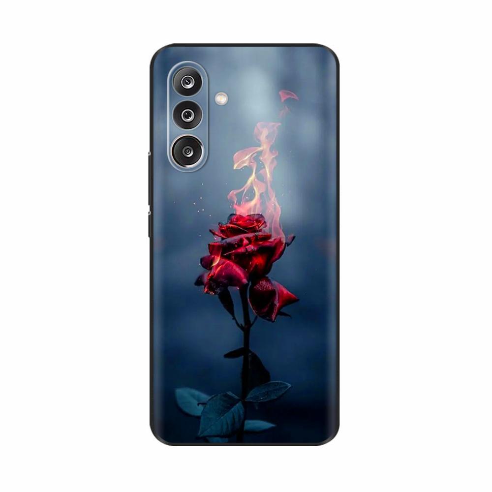Phone Cases For Samsung Galaxy M36 5G Case Soft Silicone Cover For Samsung M36 Cases M 36 M366B Shockproof Popular Flower Covers