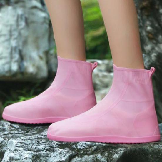 Copriscarpe In Silicone Impermeabili - Riutilizzabili Con Cerniera - Antiscivolo Per Pioggia E Neve - Foto 12