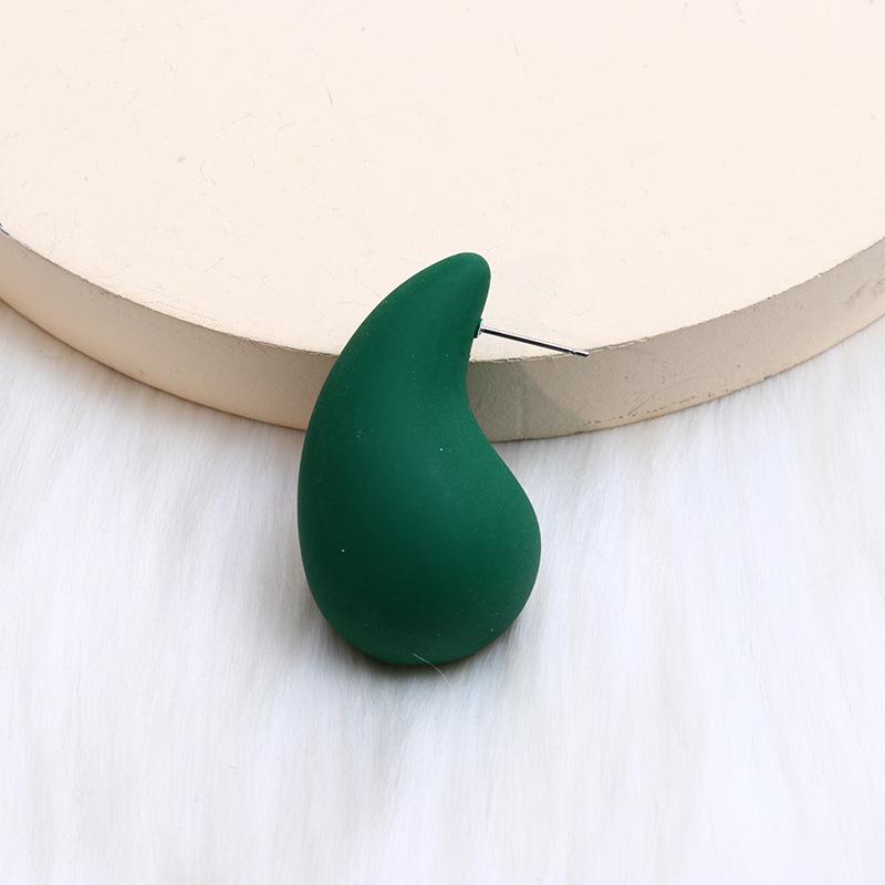 Plump Water Drop Acrylic Dangle Earrings - Simple & Fashionable Jewelry for Women