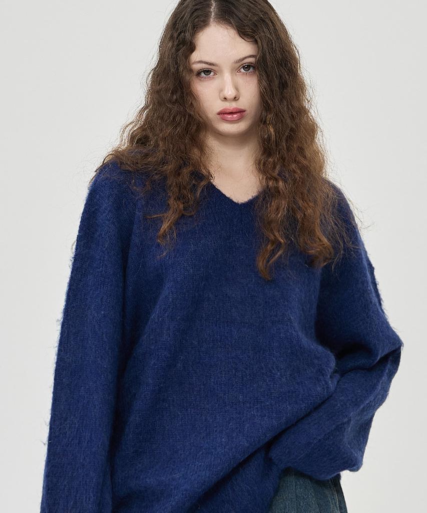 THE-ABON Aaron V-Neck Knit Green