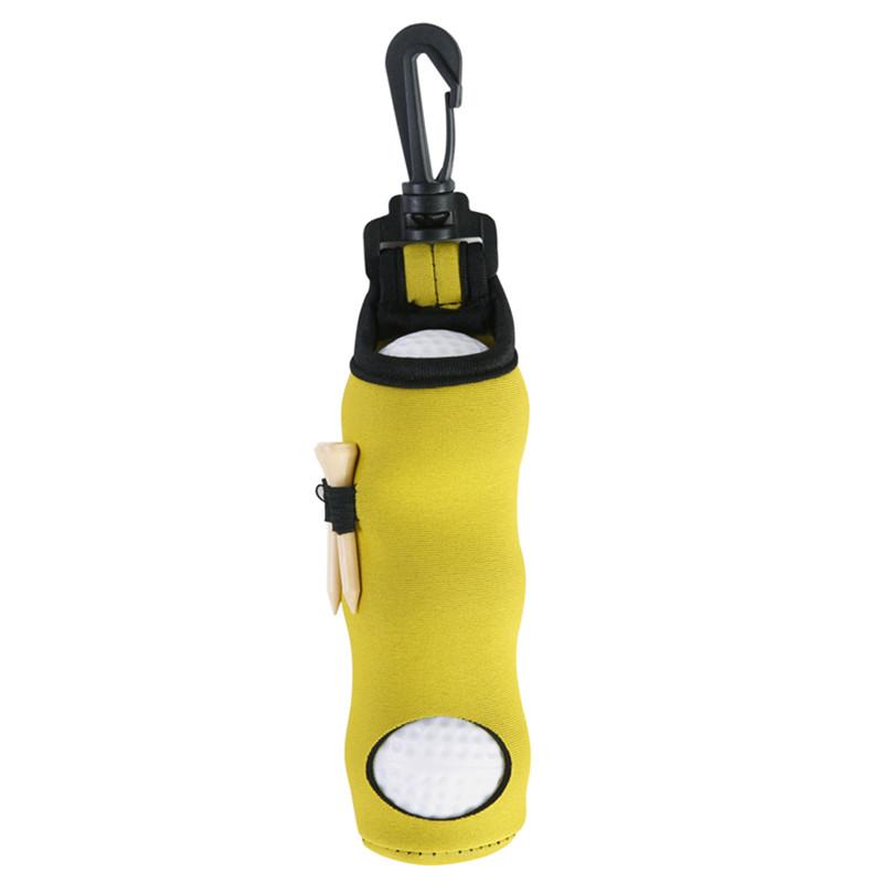 Portable Golf Small Waist Packing Bag 3 Balls + 3 Tee Small Accessory Bag