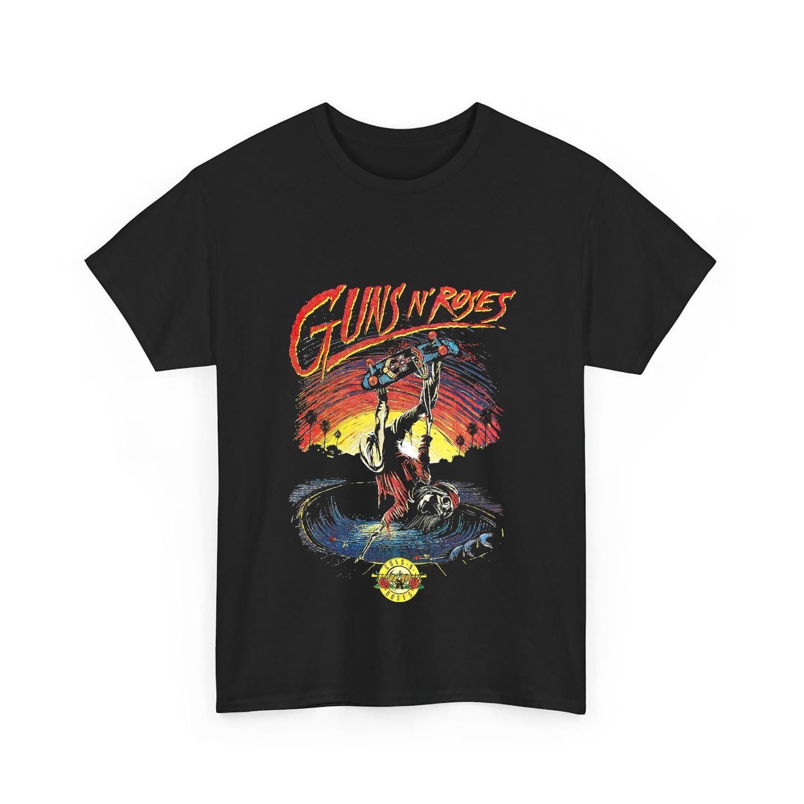 

Guns N 2025 Roses Скейт Футболка Мужская Женская Футболки Топ 2XL