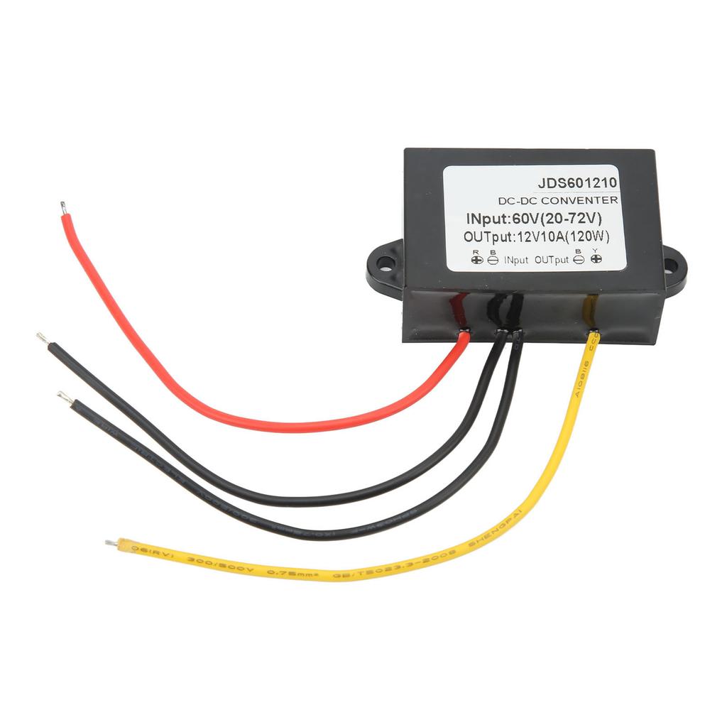 DC Buck Converter Module IP67 Waterproof Voltage Regulator Buck Converter 20?72V Input 12V 10A 120W