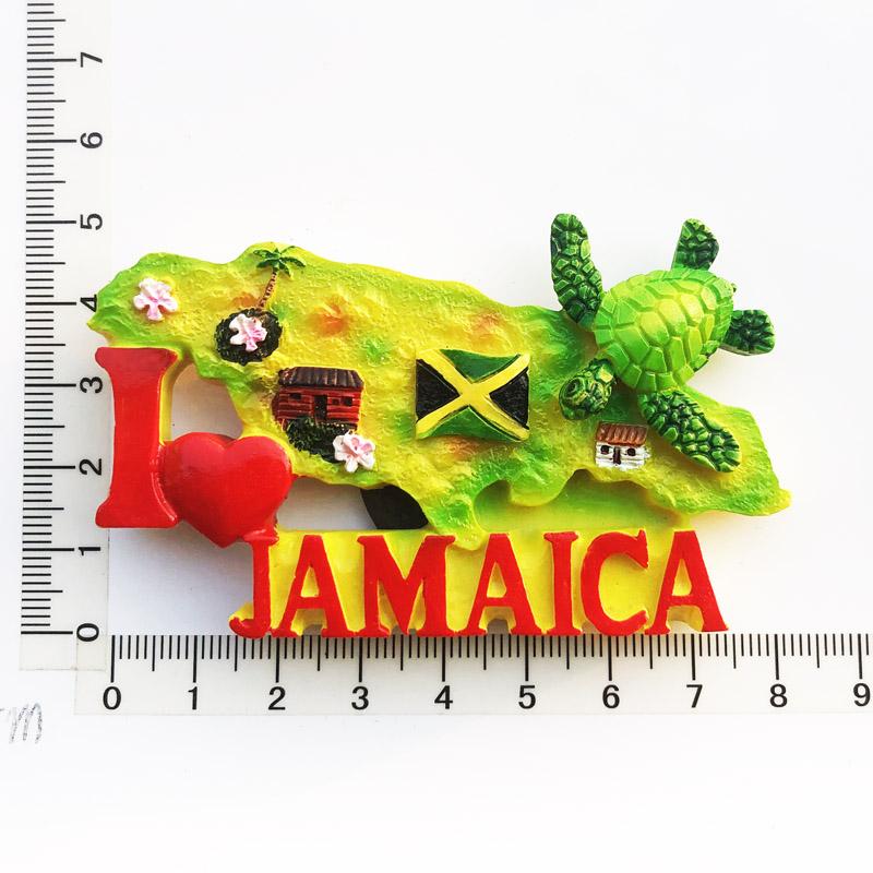 

Jamaica Fridge Magnets Travelling Souvenirs Photo Wall Magnetic Stickers Home Decoration Birthday Christmas Gifts