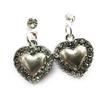 Les Trésors De Lily [J4030] - White 'Love' Designer Earrings