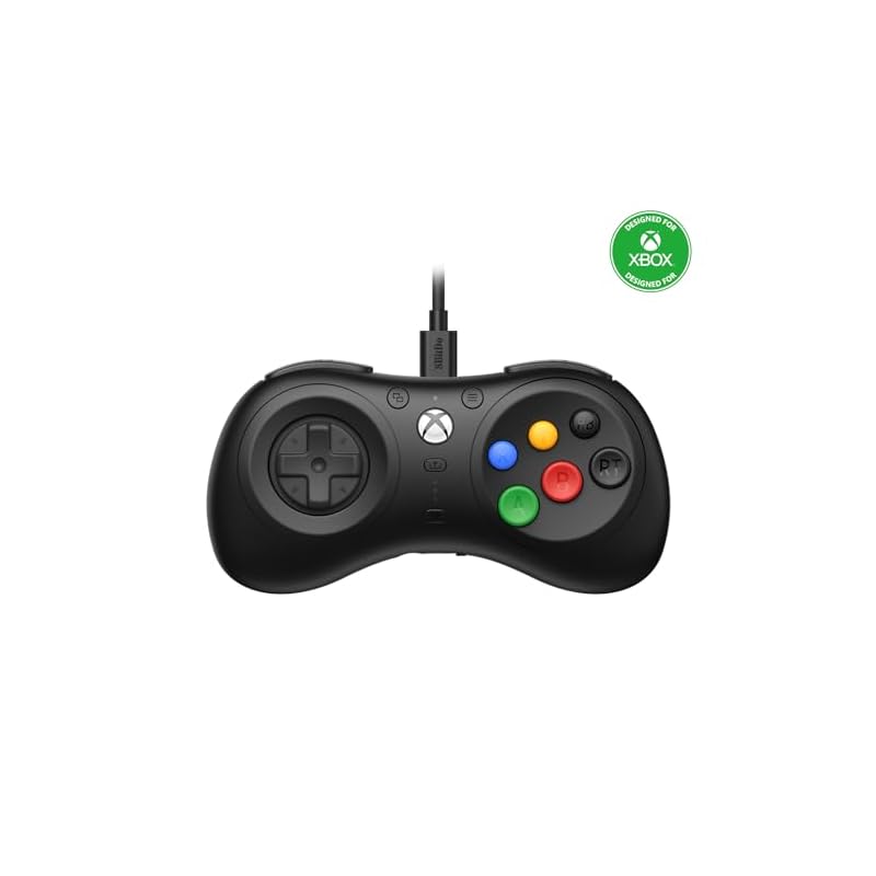 8BitDo M30 Wired Controller for Xbox Series X | S, Xbox One, and Windows - 6-Button Layout - Officially Licensed