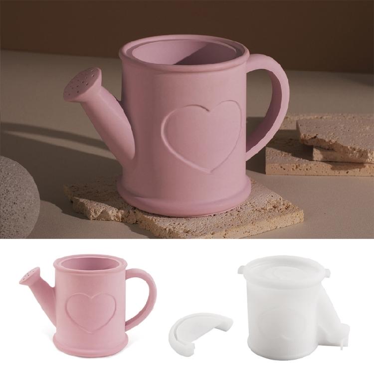 Silicone Crafting Mold Kettle Molds Vase Moulds Silicone Desk Organizers Molds Watering Can Molds Silicone Texture