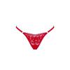 String en dentelle rouge Obsessive - pour femme