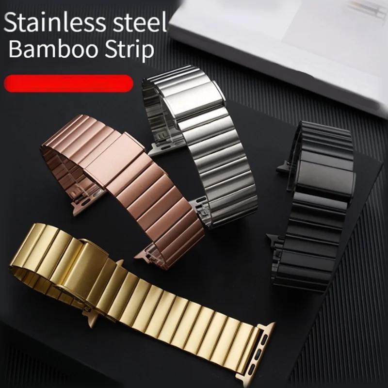 Metal Strap for Apple Watch Band 44mm 40mm 45mm 41mm 42mm 38mm Stainless Steel Watch Band for iWatch Series 7 6 SE 8 Ultra 49mm