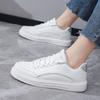 Mode NEU Frühling Herbst Luxus Lässig Leder Weiße Sneaker Mädchen Damen Flache Plateau Schuhe Designer Mode Laufschuhe für Frauen