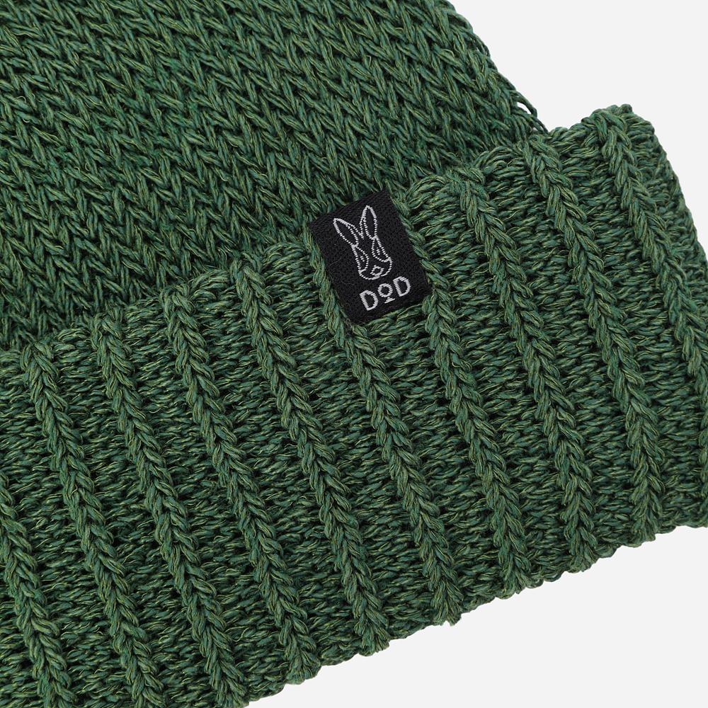 DOD Branch Knit Beanie (Green)