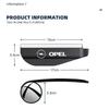 VKXG1 2PCS Car Rearview Mirror Rain Eyebrow Visor Small Round Mirror For Opel Astra Insignia Corsa Zafira Meriva Mokka Vivaro Vectra