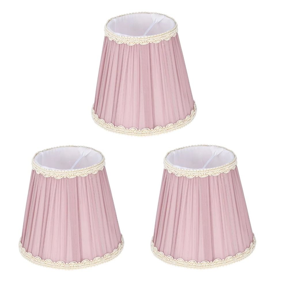 E14 Bulb Table Lamp Cover Wear‑resistant Chandelier Lampshade Safe Cloth Lamp Shade  Indoor Decor