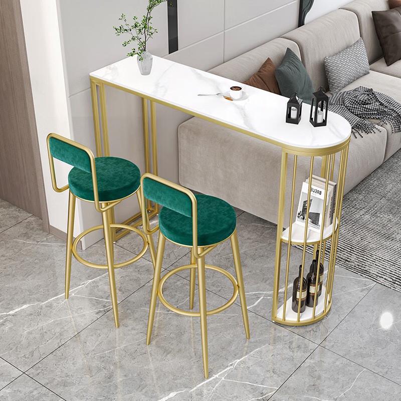 OEING Modern Rock Slab Dining Table Set