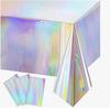 Plastic Laser Tablecover Disposable Laser Tablecloth Table Runner   Party Decor