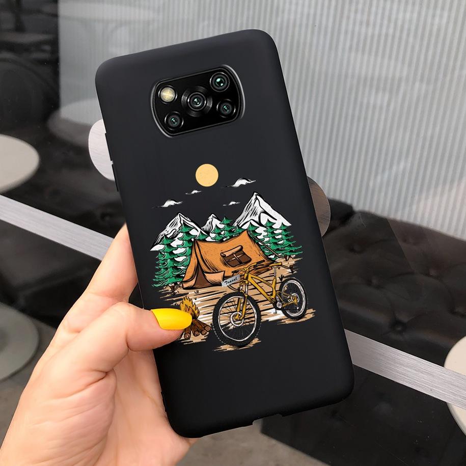 Poco X3 Pro Case Silicone Soft Phone Back Cover For Xiaomi Poco X3 NFC Popular Fundas For Xiomi Mi Poco X3 X 3 X3NFC X3Pro Coque