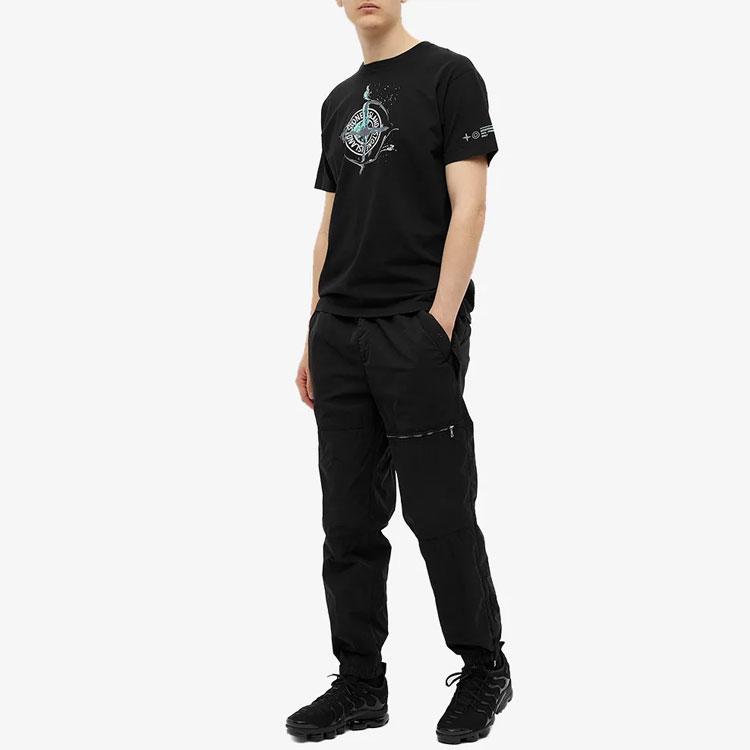 Stone Island Marble One T-Shirt Black Men Tops 74152NS83-V0029