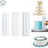 Cream Scraper Irregular Teeth Edge Spatulas Cake Baking Scraper Fondant Cake Slicer Pastry Cutters Tools Diy Decorating