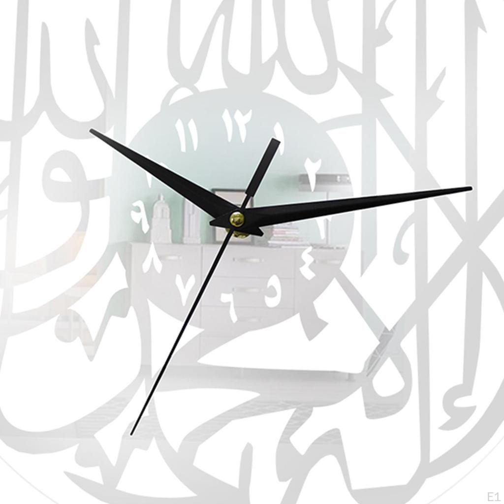 Wall Clock Large Mounted Round Acrylic Decor Clocks Ramadan Art