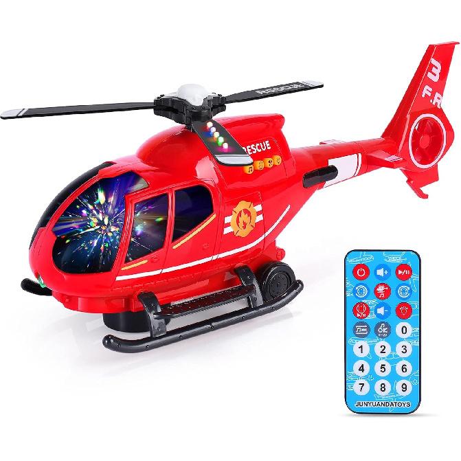 Ele ELEOPTION Airplane Toy Infrared Remote Control Plane Toys Helicopter with Lights and Music Aeroplane Toys for 3 4 5 6 7 8 Year Old Boys Girls