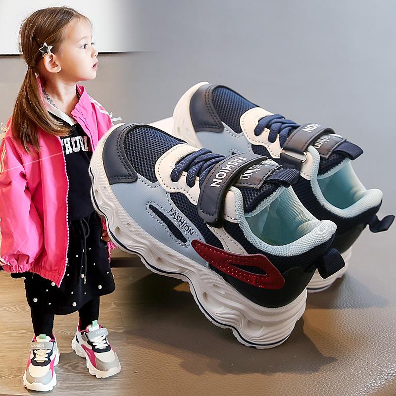 

Детская обувь для одноклассников для мальчиков весна и осень 2025 весенняя детская функциональная обувь детская обувь для малышей для девочек 32-37 One hand 6 синий