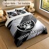 Bedding Set 1 Duvet Cover 2 Pillowcases Las Vegas Raiders Print Soft Bed Linen Bedroom Decor