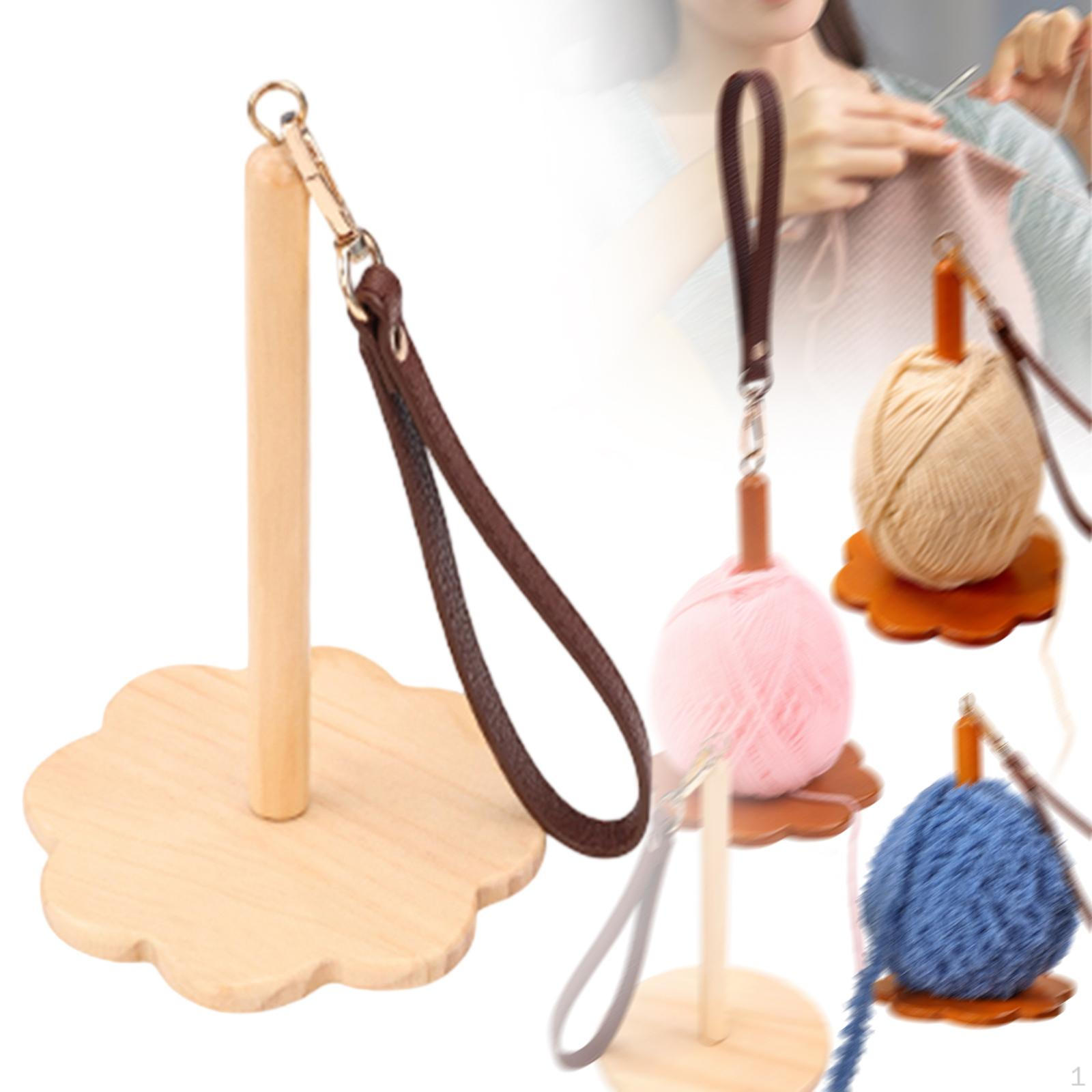 

Держатель пряжи для вязания крючком, шпиндель для ниток, органайзер для мотков и катушек Style C