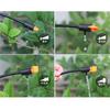 0~40L/0~60L Flow Rate Adjustable Dripper 4/7mm Hose Garden Orchard Plants Flowers Micro Drip Irrigation Sprinkler Head 10/100Pcs