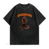 Vintage Silverchair Rock Band Tattooed Figure Print Casual Streetwear T Shirt Vintage Washed Versatile Homme Breathable Soft