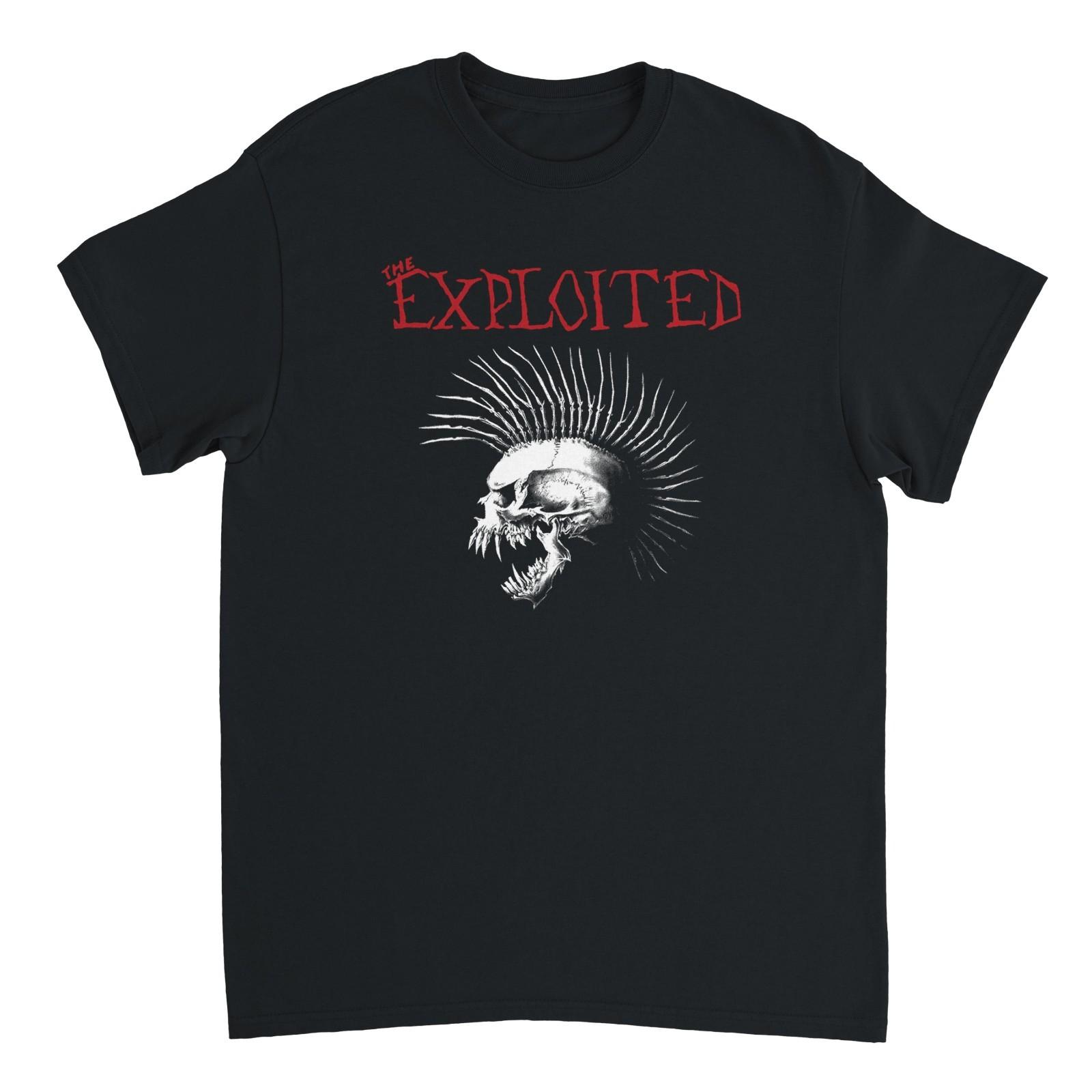 The Exploited Punk Rock Graphic Tee Hardcore Band T‑Shirt Retro Style L
