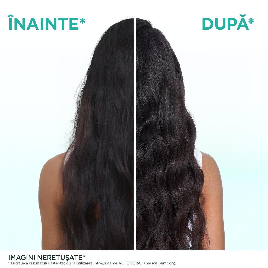 Garnier Fructis Hair Food Aloe Vera Haarmaske 390 ml, Intensive Feuchtigkeit für trockenes, geschädigtes Haar, Leave-In Conditioner