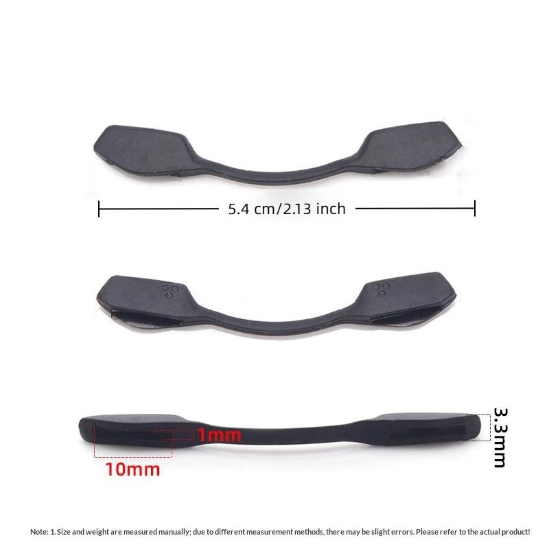 Almohadillas para el puente de las gafas de sol Para gafas de sol Gafas Ajustables Silicona Antideslizante Repuesto Pieza de repuesto Monturas No incluidas
